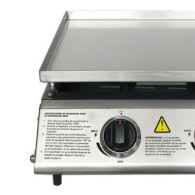 PLANCHA DE ASAR 2 FUEGOS INOXIDABLE MUVIP