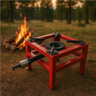 FOGÓN / HORNILLO DE GAS REFORZADO ALTA POTENCIA 1 FUEGO 40X40CM MUVIP