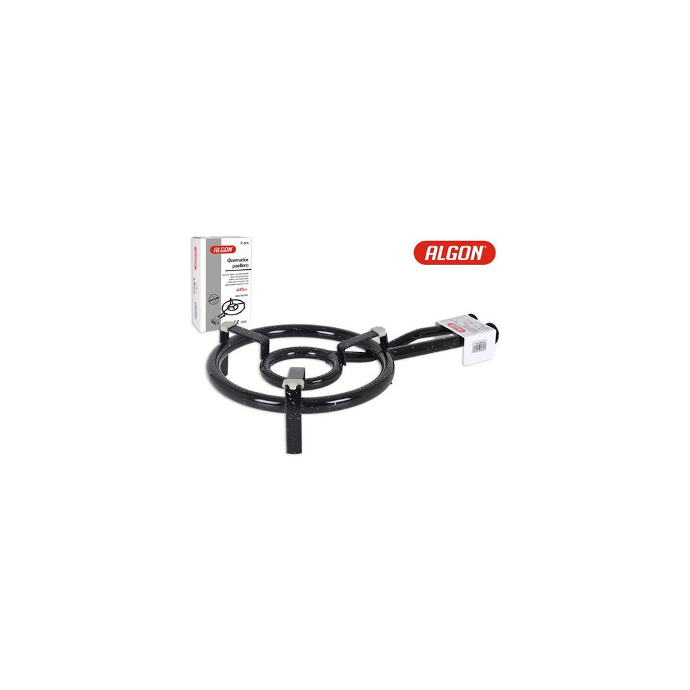 QUEMADOR DE ACERO 35CM PARA PAELLERO GAS ALGON