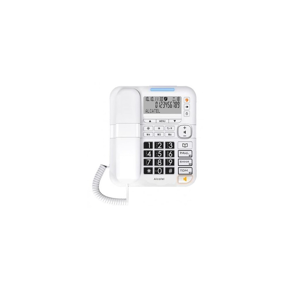 TELEFONO TMAX70 SOBREMESA PARA PERSONAS MAYORES BLANCO ALCATEL