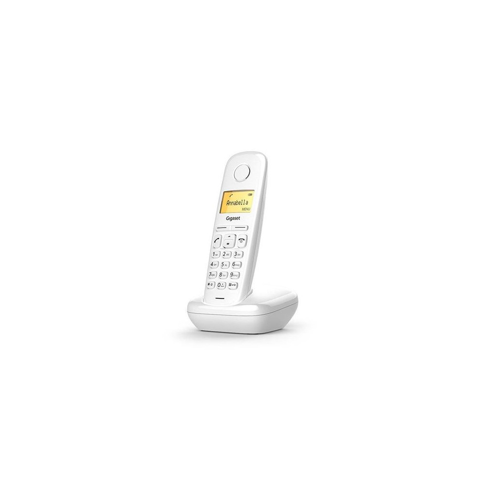 TELÉFONO DECT GIGASET A170 BLANCO | LCD 1.5 | FUNCION ALARMA