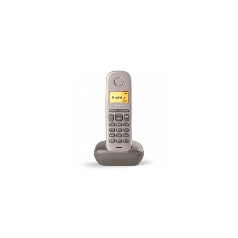 TELÉFONO DECT GIGASET A170 MARRON | LCD 1.5 | FUNCION ALARMA