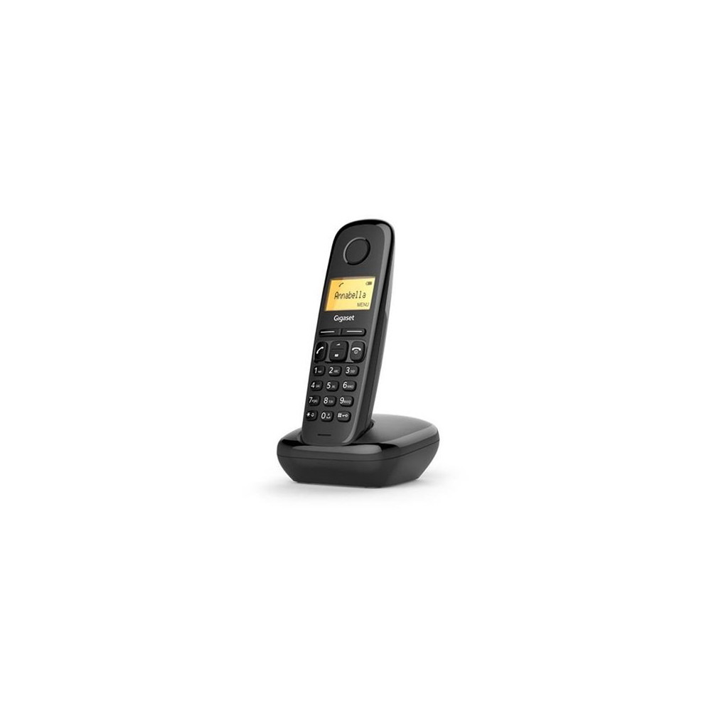 TELÉFONO DECT GIGASET A170 NEGRO | LCD 1.5 | FUNCION ALARMA