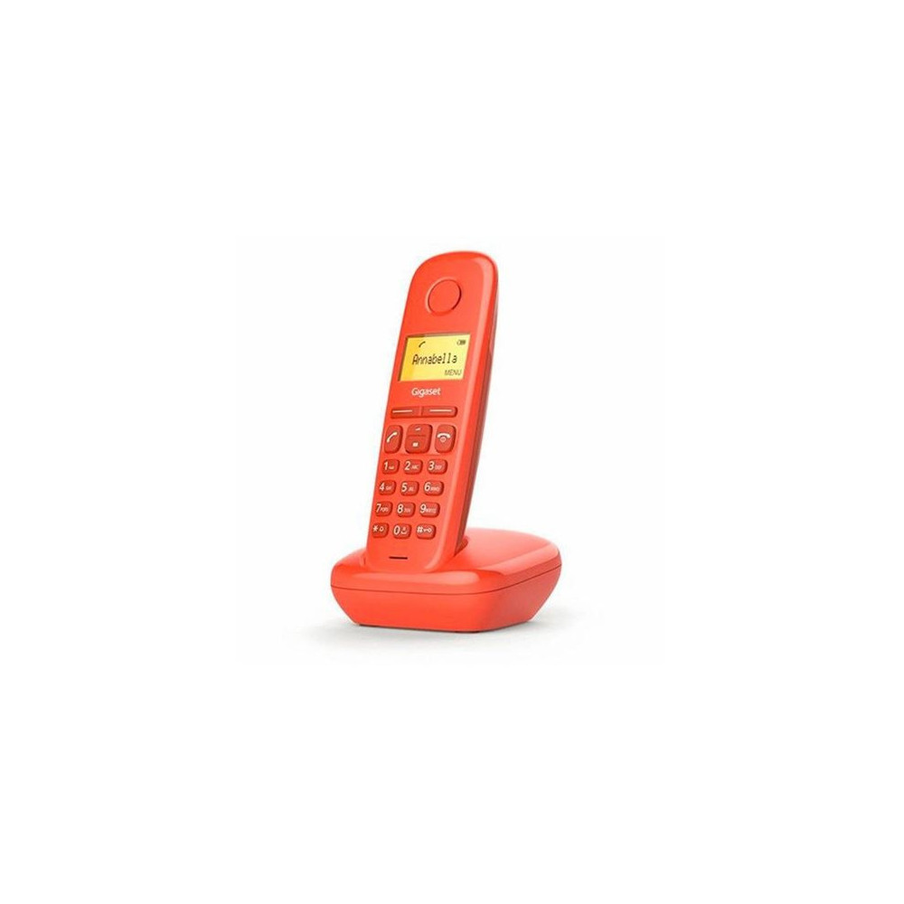 TELÉFONO DECT GIGASET A170 ROJO | LCD 1.5 | FUNCION ALARMA