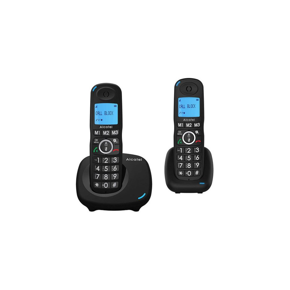 TELEFONO INALAMBRICO ALCATEL XL535 DUO NEGRO