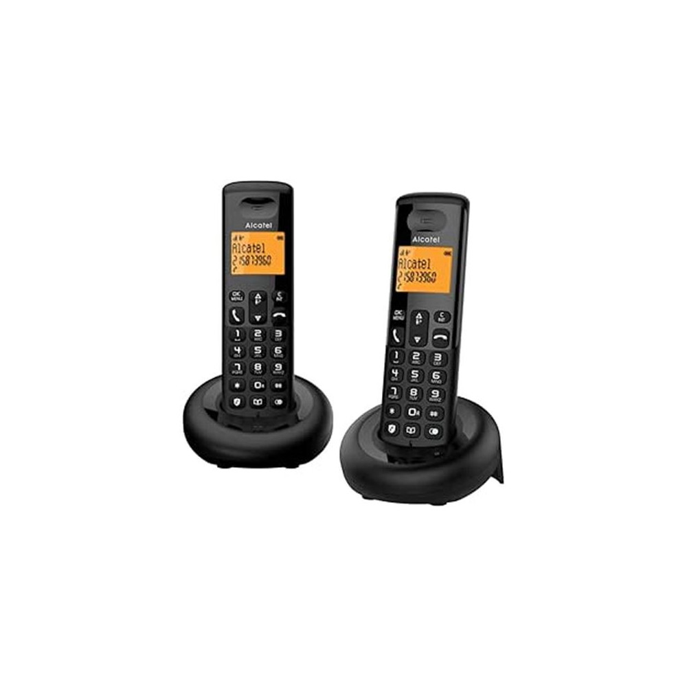 TELEFONO INALAMBRICO E160 DUO NEGRO ALCATEL
