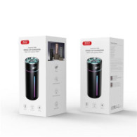 HUMIDIFICADOR PORTATIL CON RGB HF09 PLATA XO