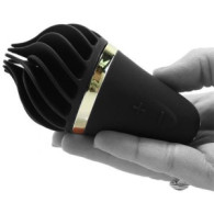 ESTIMULADOR DE CLITORIS SWEET TREAT LAYON NEGRO/ORO SATISFYER