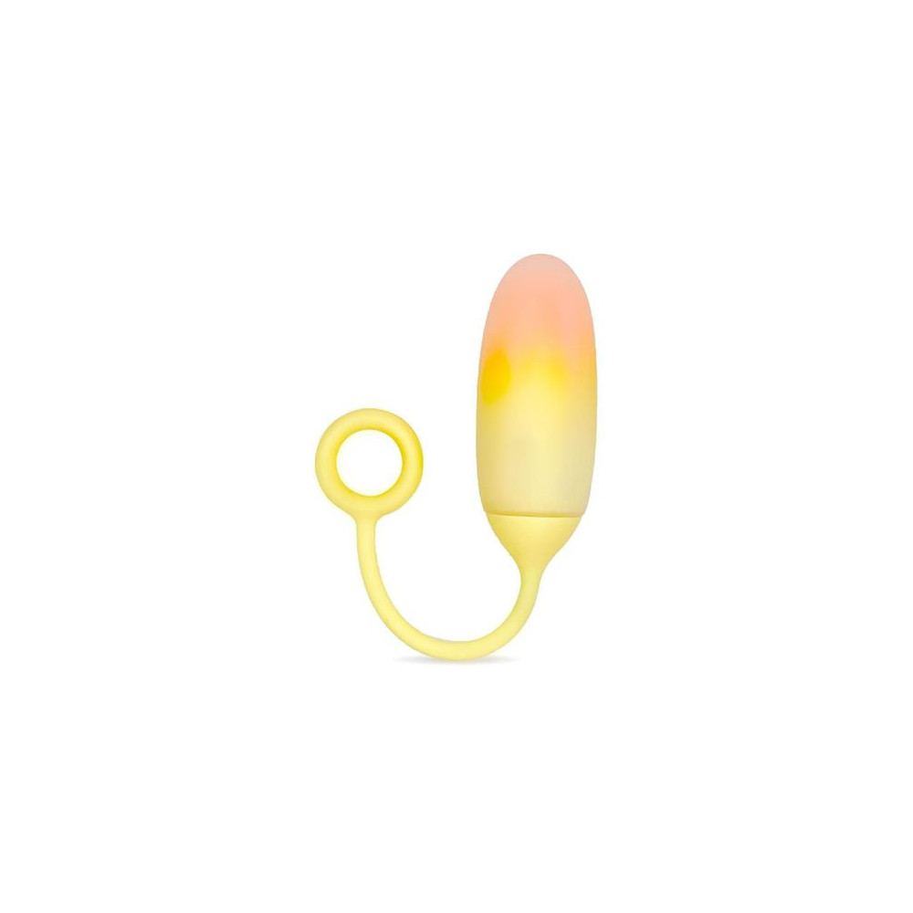 HUEVO VIBRADOR FEMENINO CON APP AMARILLO/NARANJA INTOYOU