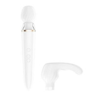MASAJEADOR CON DOBLE CABEZAL VIBRADOR DOUBLE WAND-ER APP SATISFYER