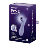 SATISFYER PRO 2 GEN 3 LIQUID AIR LILA APP SATISFYER