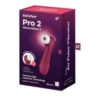 SATISFYER PRO 2 GEN 3 LIQUID AIR ROJO SATISFYER