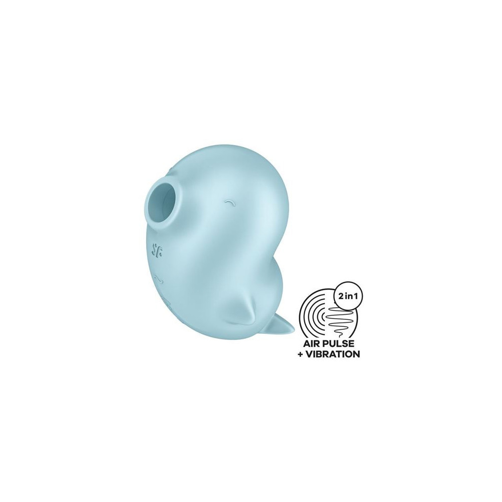 SUCCIONADOR CLITORIS CON VIBRACION SASSY SEAL SATISFYER