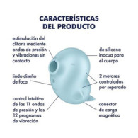 SUCCIONADOR CLITORIS CON VIBRACION SASSY SEAL SATISFYER