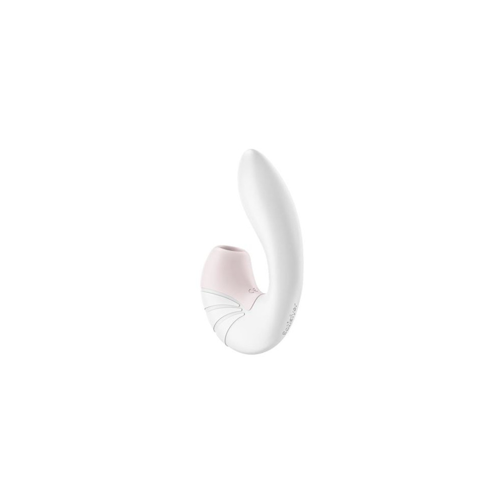 SUCCIONADOR Y VIBRADOR PUNTO G SUPERNOVA BLANCO SATISFYER