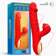 VIBRADOR DOBLE MOTOR CON ESTIMULADOR CLITORIS ASCEN INTOYOU