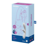 VIBRADOR HOT LOVER SILVER/CHAMPAGNE APP SATISFYER