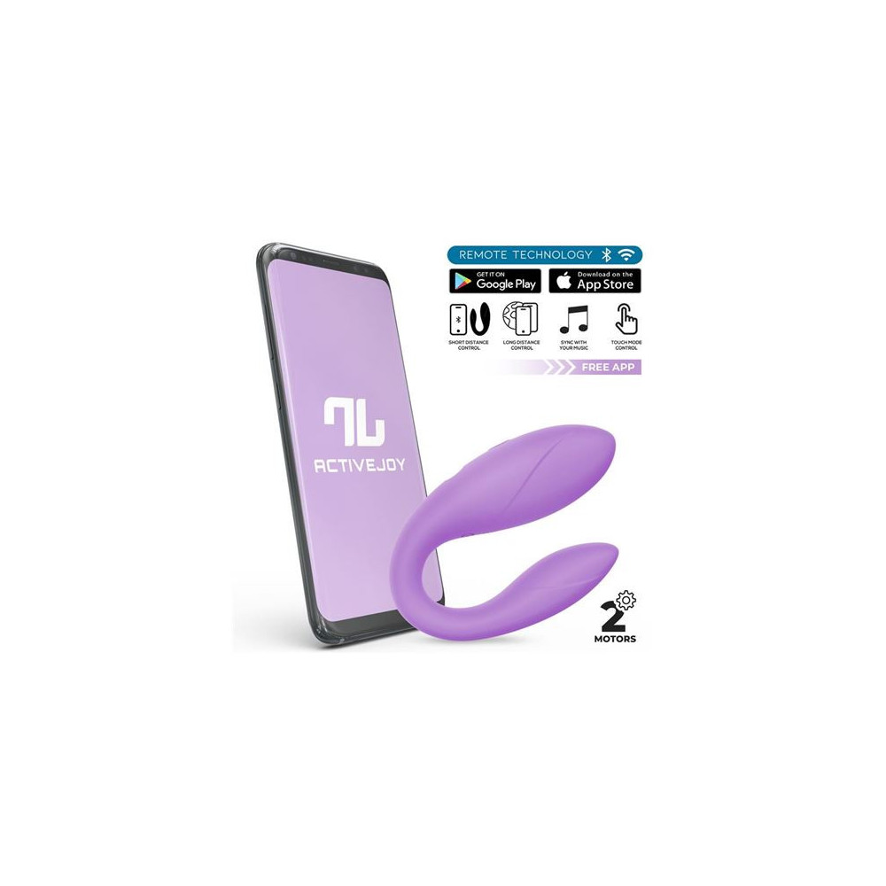 JUGUETE PARA PAREJAS DOS MOTORES CON APP LAVANDA INTOYOU