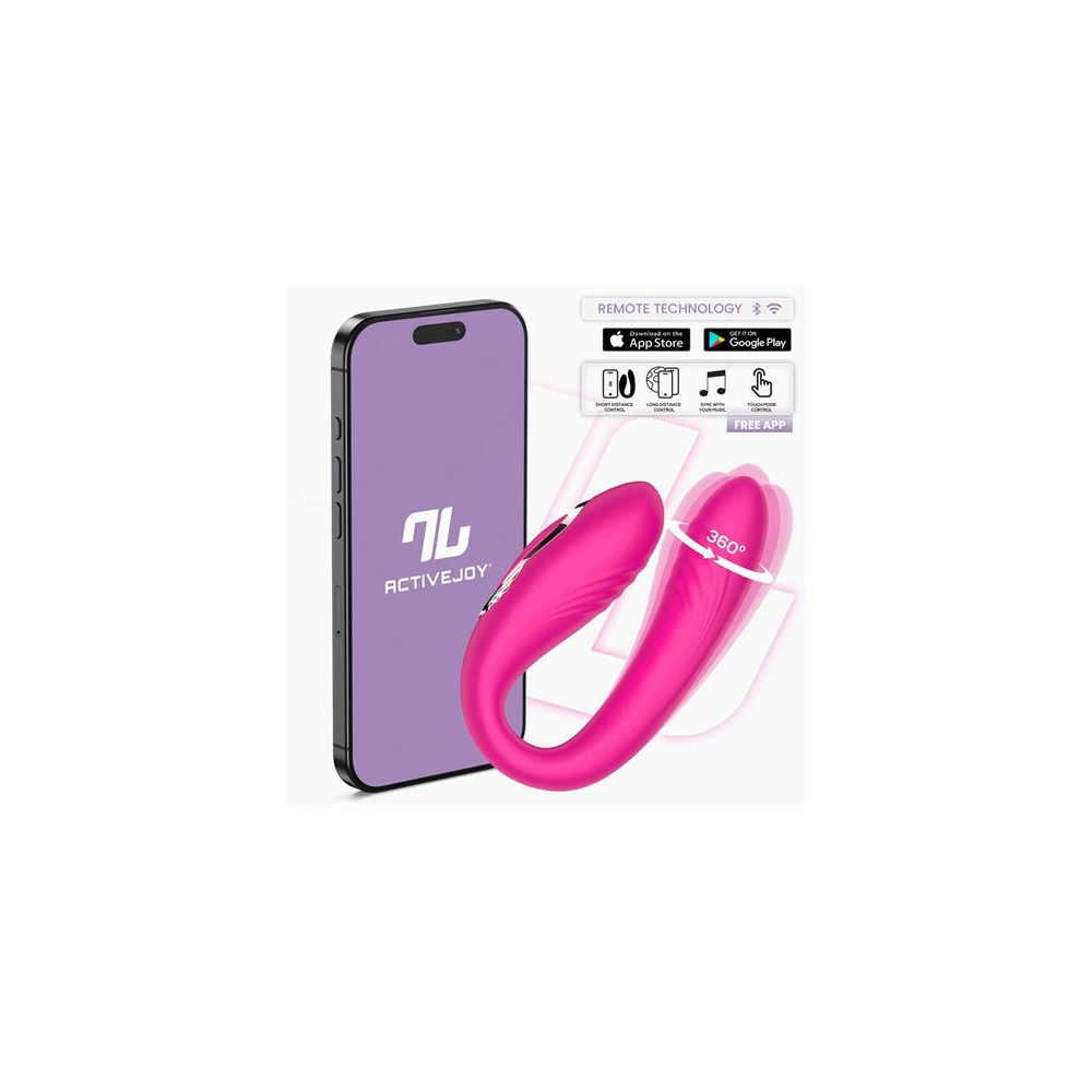VIBRADOR PARA PAREJAS 360º ROSA COUTY INTOYOU