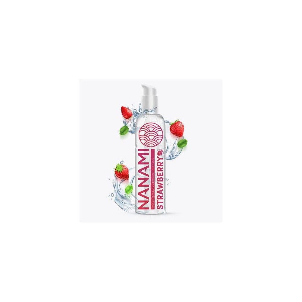 LUBRICANTE BASE DE AGUA DE FRESA 150ML NANAMI