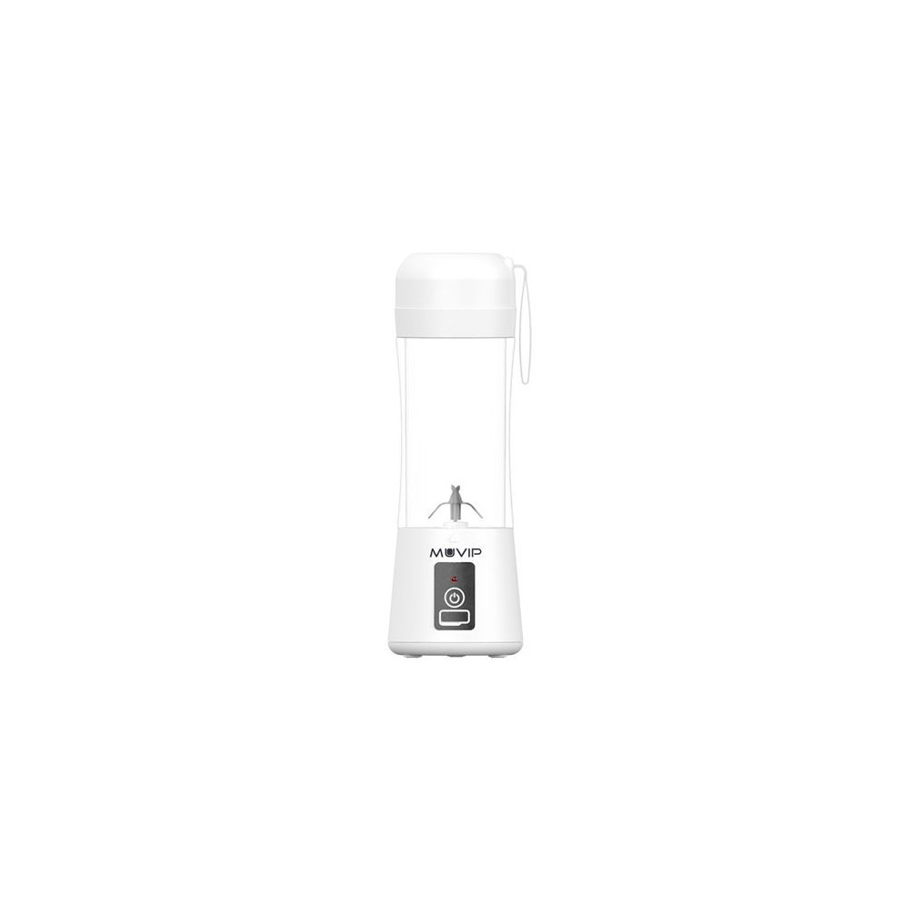 BATIDORA DE VASO PORTÁTIL RECARGABLE 380ML BLANCA MUVIP