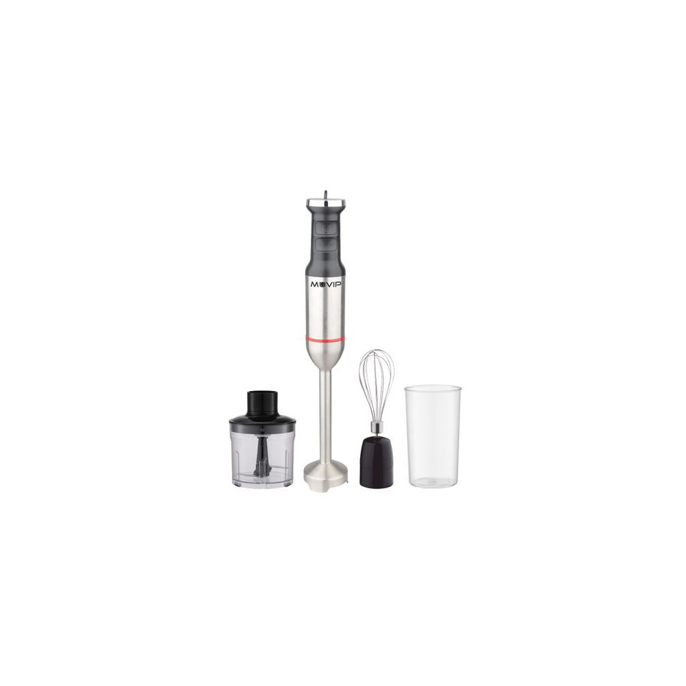 BATIDORA DE MANO INOX 1700W + ACCESORIOS MUVIP