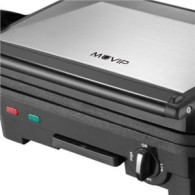 SANDWICHERA INOX 1800W 180º PLACAS REVERSIBLES MUVIP
