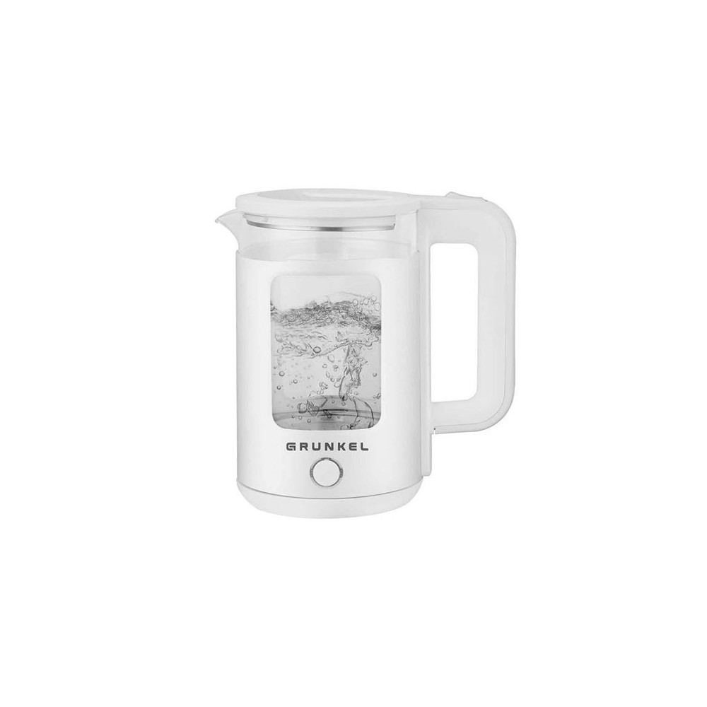 HERVIDOR DE AGUA 1.8 LITROS 150W BLANCO INOX GRUNKEL
