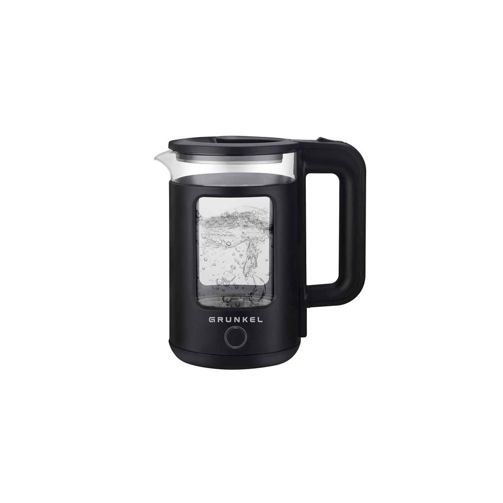 HERVIDOR DE AGUA 1.8 LITROS 150W NEGRO INOX GRUNKEL