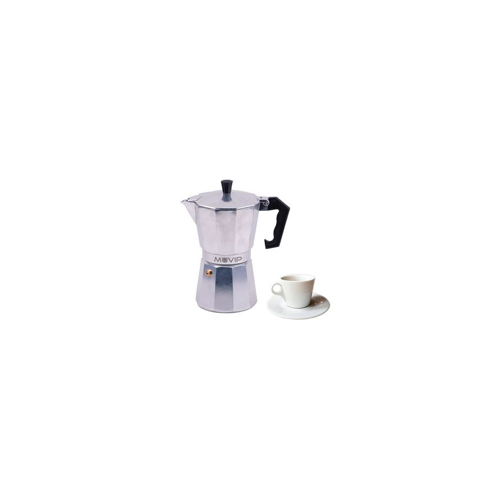 CAFETERA 1 TAZA ALUMINIO ANTIADHERENTE MUVIP