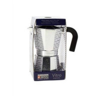 CAFETERA VITRO EXPRES 3 TAZAS ALUMINIO ANTIADHERENTE CALDERIN SIN CANTOS