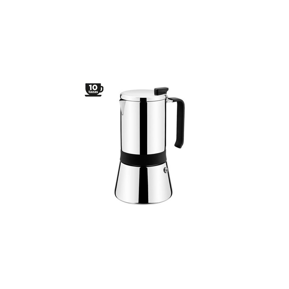 CAFETERA 10 TAZAS INDUCCION ACERO INOX AROMA MONIX