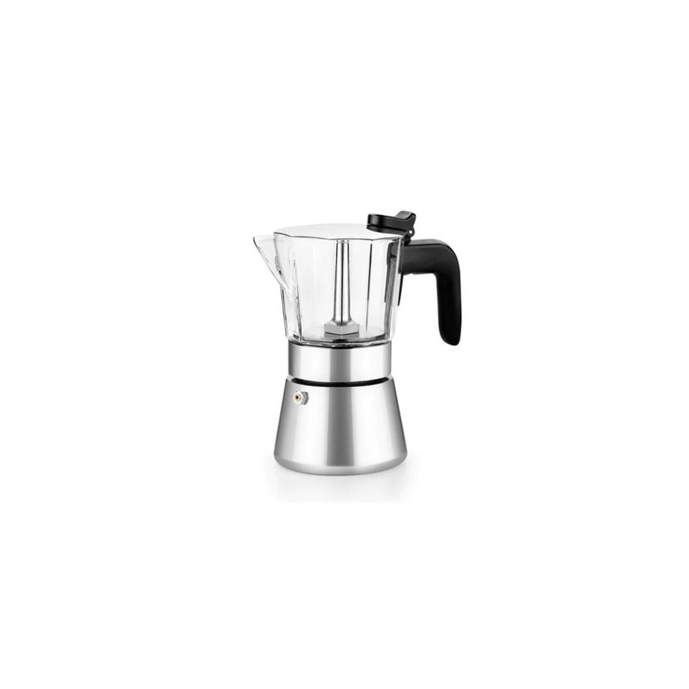 CAFETERA ITALIANA ACERO INOXIDABLE 10 TAZAS FLAVOUR BRA
