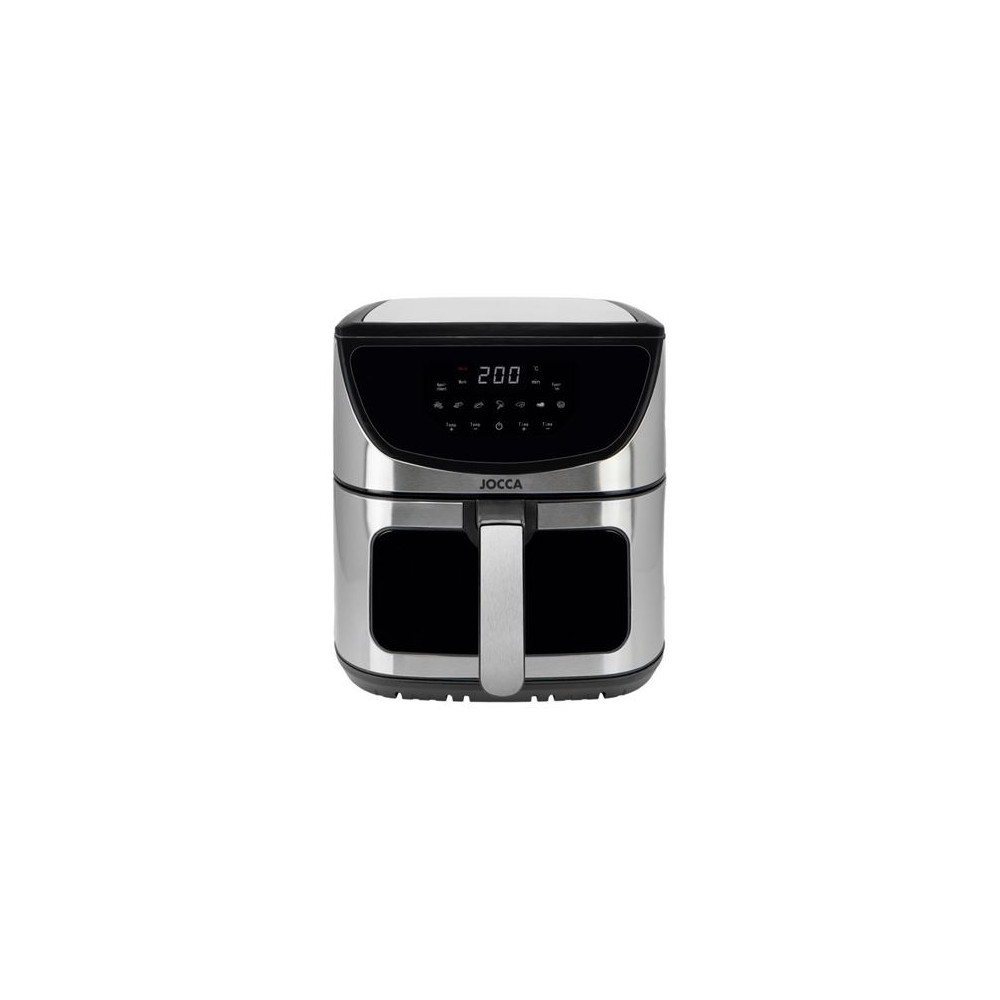 FREIDORA DE AIRE 8 LITROS INOX CON VENTANA JOCCA