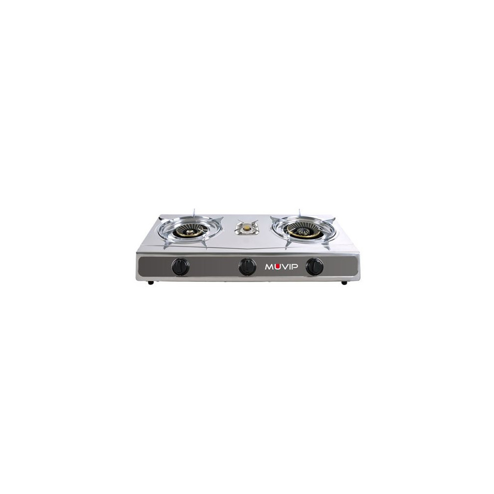 COCINA GAS INOX 3 FUEGOS SERIE STRONG MUVIP