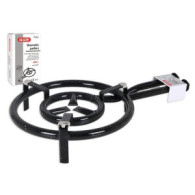 QUEMADOR DE ACERO 40CM PARA PAELLERO GAS ALGON