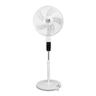 VENTILADOR DE PIE SOLAR 40CM | LUZ | USB | 12000MAH |4 VELOCIDADES MUVIP
