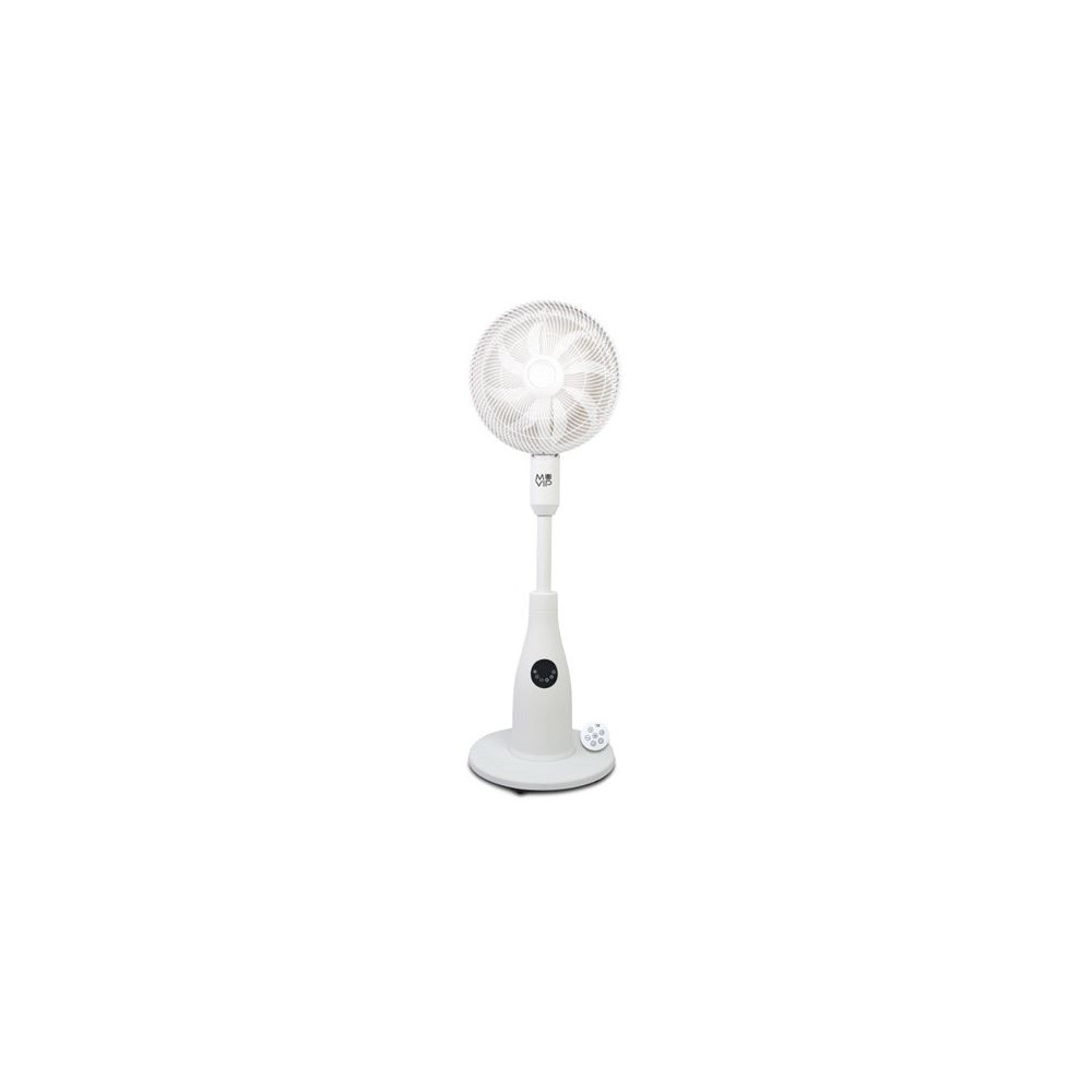 VENTILADOR NEBULIZADOR DESIGN PRO 80W CON MANDO Y LUZ LED MUVIP