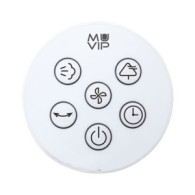 VENTILADOR NEBULIZADOR DESIGN PRO 80W CON MANDO Y LUZ LED MUVIP
