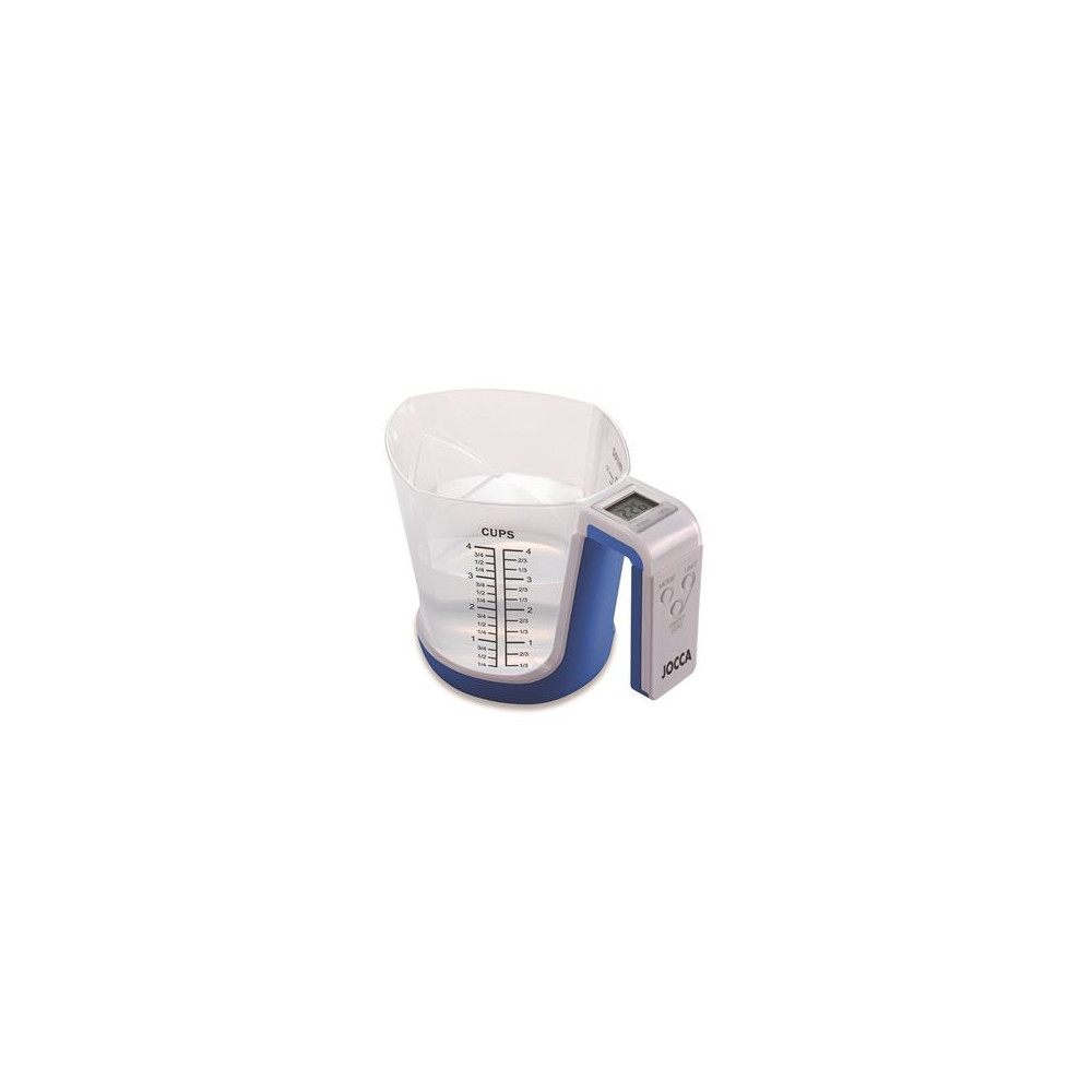 BASCULA DE COCINA CON JARRA MEDIDORA COLOR SURTIDO JOCCA