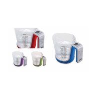 BASCULA DE COCINA CON JARRA MEDIDORA COLOR SURTIDO JOCCA