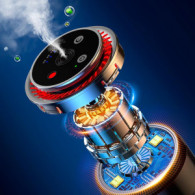 HUMIDIFICADOR PORTATIL CON RGB CZ022 NEGRO XO
