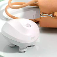 MASAJEADOR DE CABEZA CON 4 ROTORES BLANCO XO