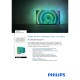TELEVISOR PHILIPS 50" 4K, SMART TV  ANDROID. AMBILIGHT