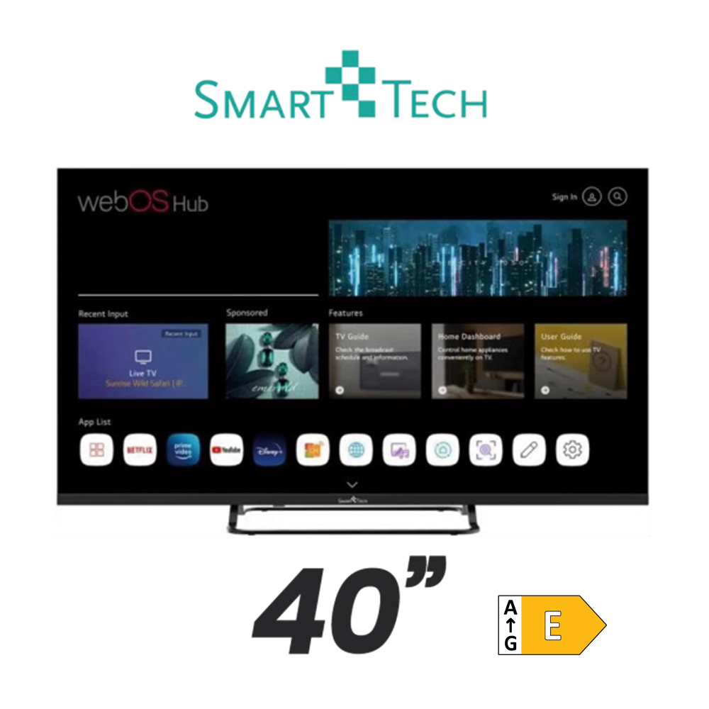 TELEVISOR SMART TECH 40" SMART TV FULL HD