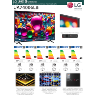 TELEVISOR LG 43" SMART TV 4K UHD