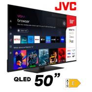 TELEVISOR JVC 50" QLED 4K SMART TV