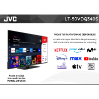 TELEVISOR JVC 50" QLED 4K SMART TV