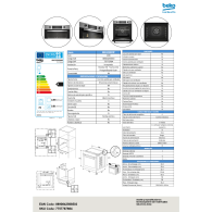 HORNO BEKO MULTIFUNCIÓN, PIROLÍTICO
